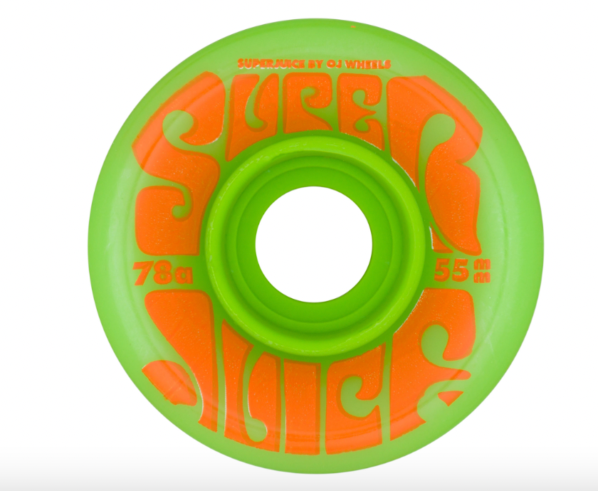 55mm Mini Super Juice Green 78a OJ Skateboard Wheels