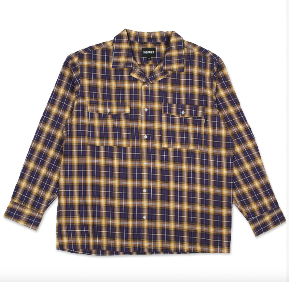 Theories Mechanics Flannel Shirt (purple)