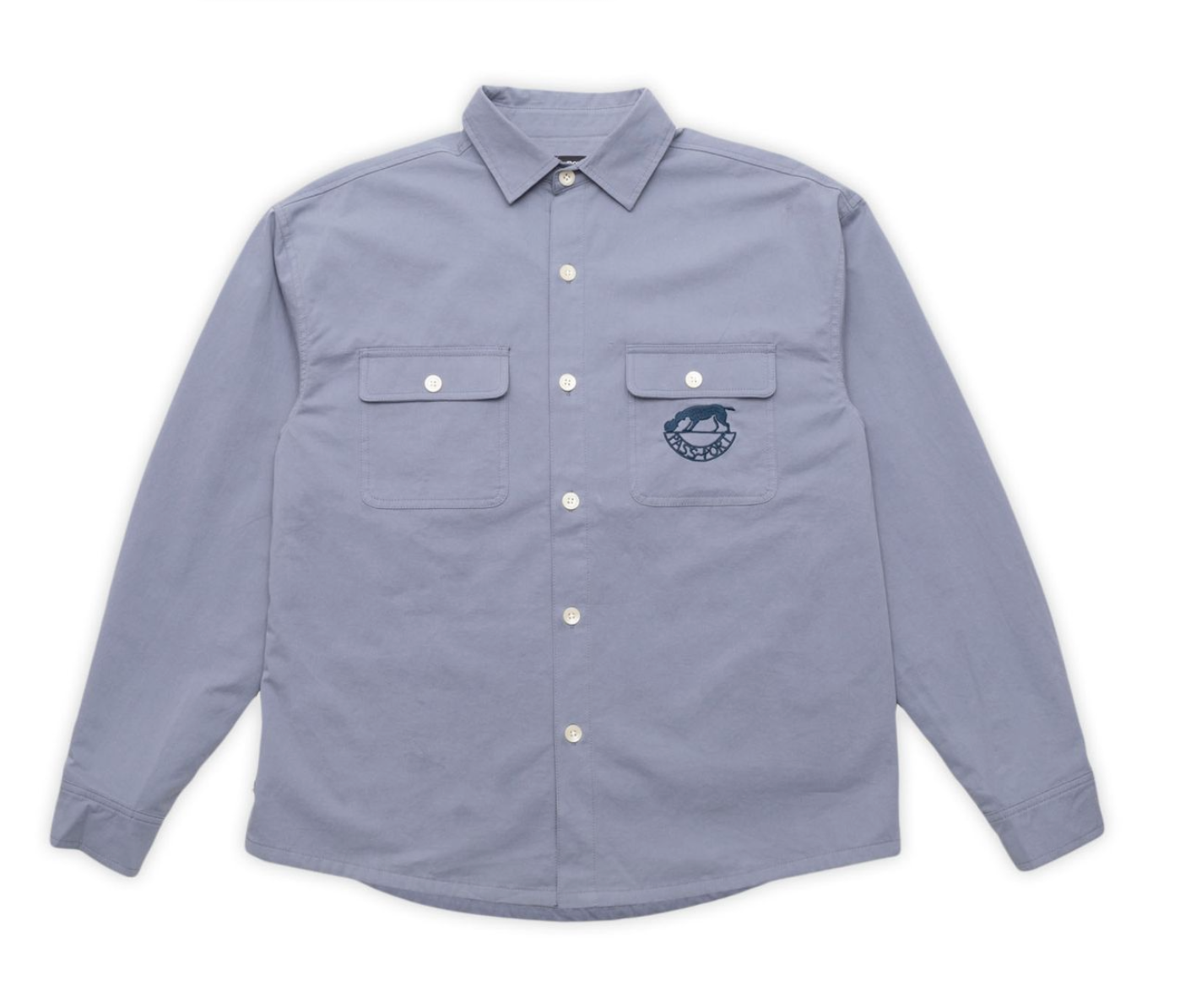 Pass~port Fretworks Vineyard Shirt Long-sleeve (steel blue)