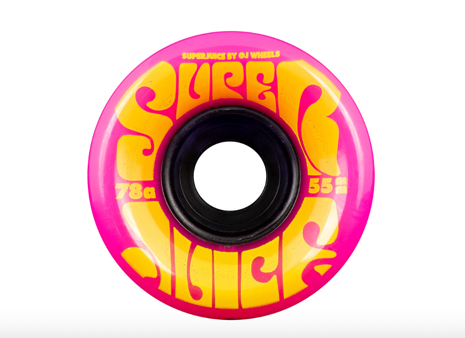 55mm Mini Super Juice Pink 78a OJ Skateboard Wheels