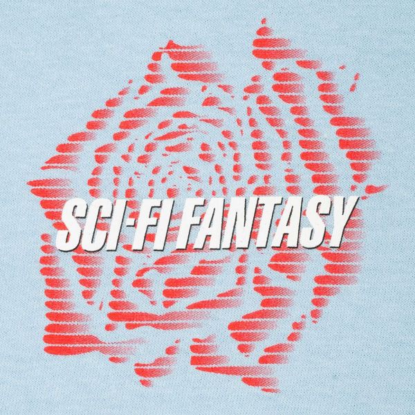 Sci Fi Fantasy Rose Tee(Light Blue)