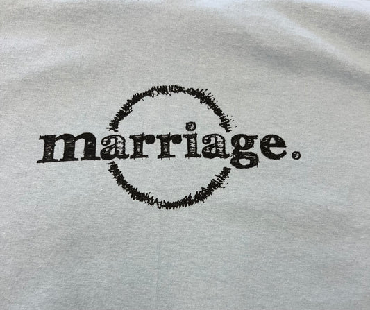 Marriage Lowercase Logo T Shirt (baby blue)