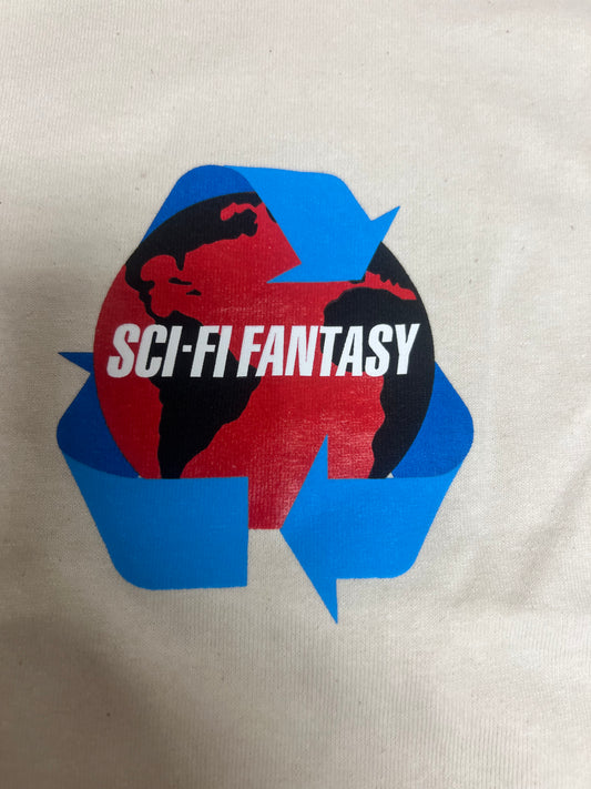 Sci Fi Fantasy Recycle T Shirt (natural)