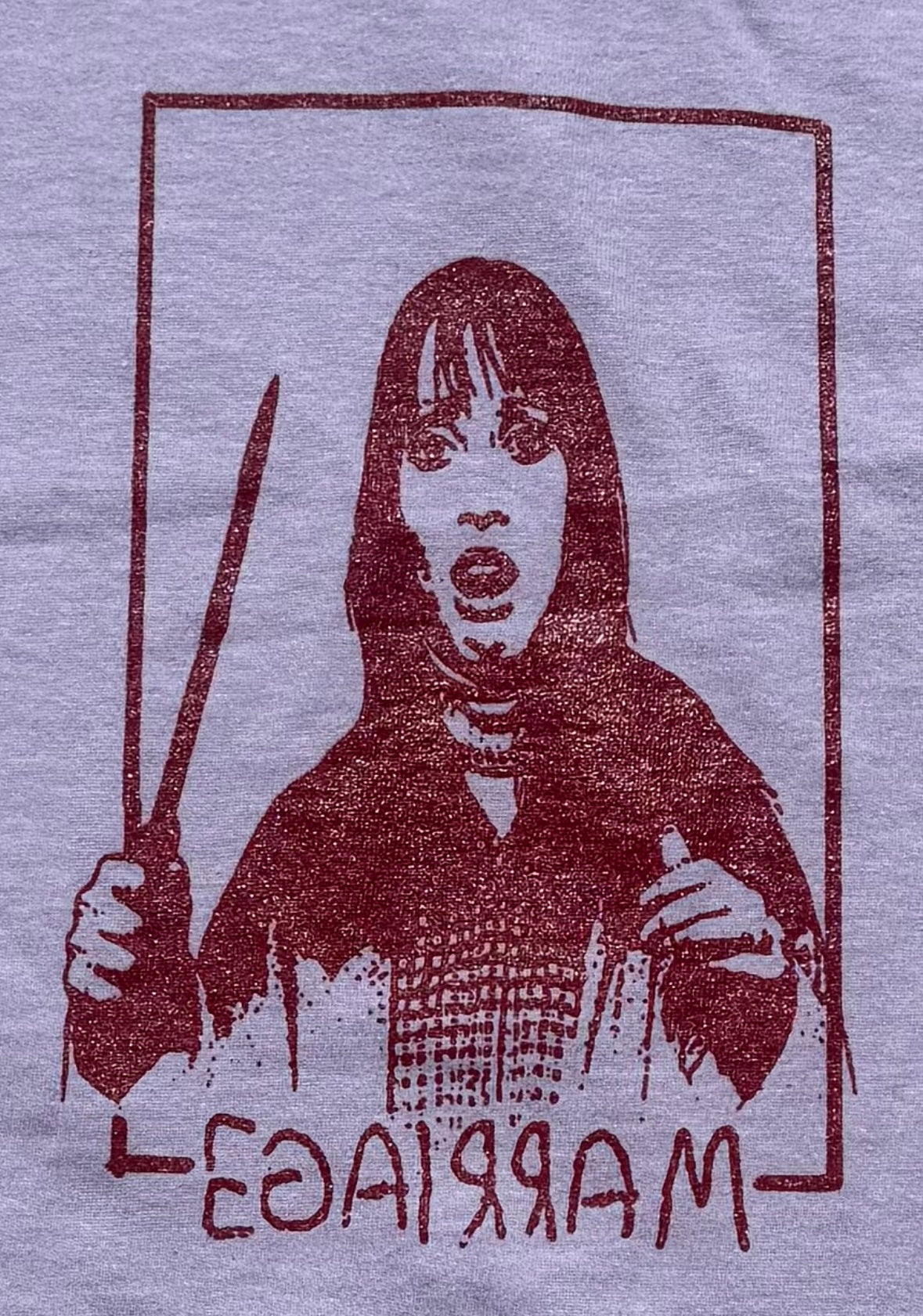 Marriage Redrum T-shirt (lavendar)