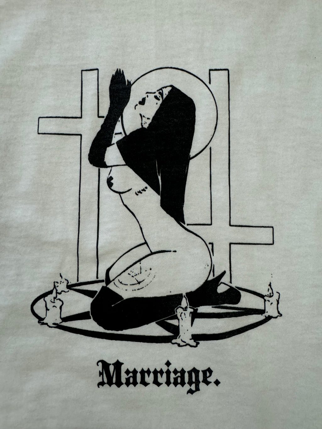 Marriage Kneeling Nun T-shirt