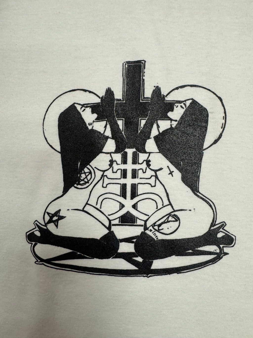 Marriage Double Nuns Baby Raglan T-shirt