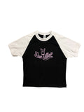 Marriage Love Affair Raglan T-shirt (black with white sleeves)