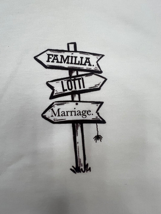 Marriage X Familia X Lotti T Shirt (white)