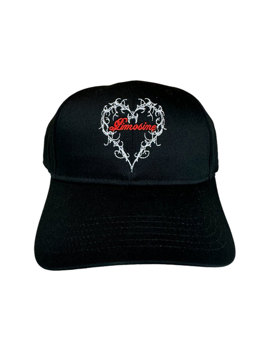 Limo Black Heart Hat