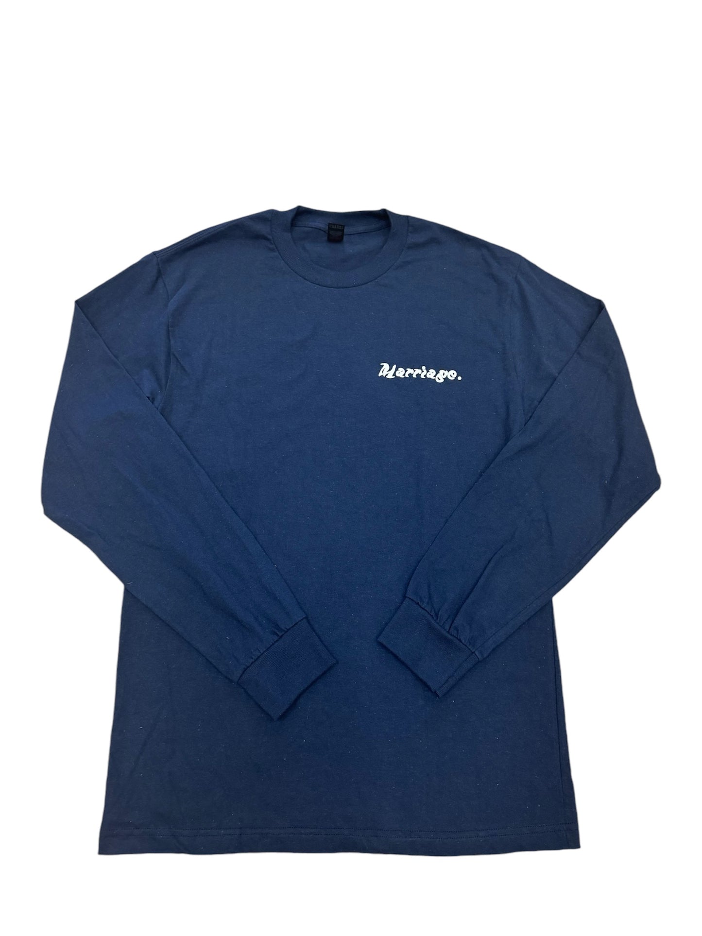 Marriage Spiral Long sleeve T-shirt (navy)