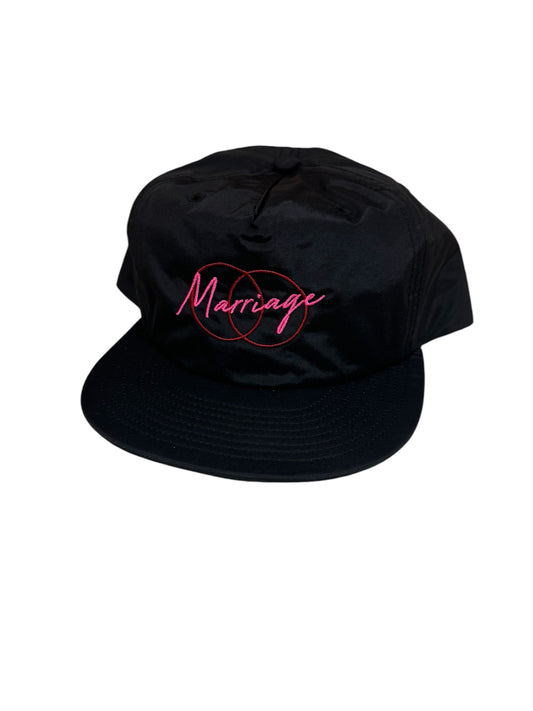 Marriage Neon sign surf cap