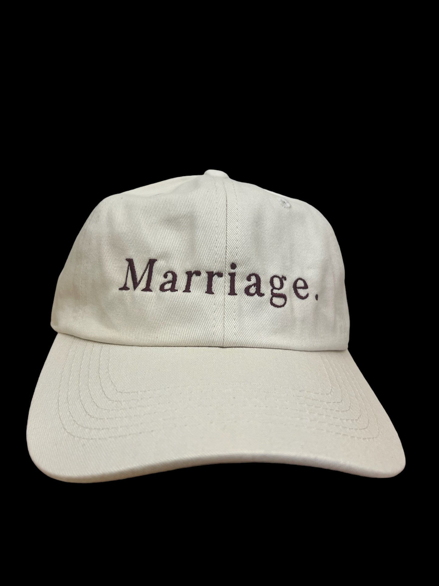 Marriage Off White six panel dad hat (strapback)