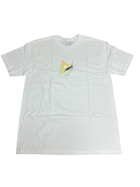Sci Fi Fantasy Moth Girl T Shirt (white)