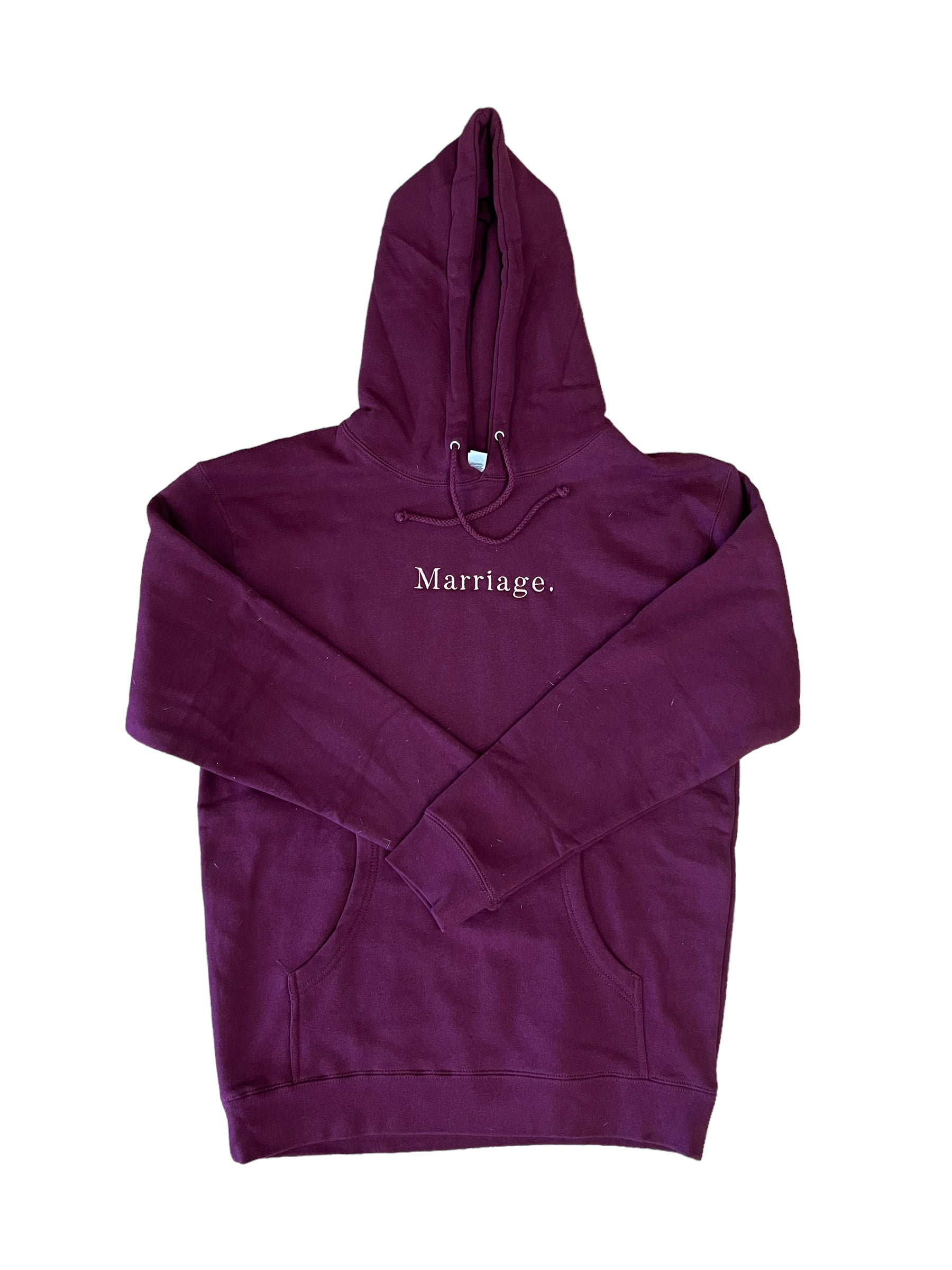 Marriage Logo Maroon Hoodie