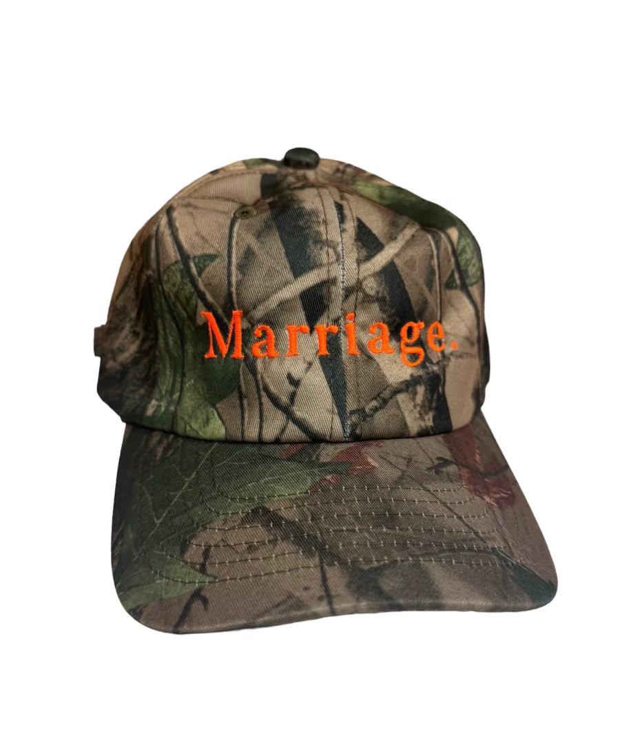 Marriage Tree Camo Hat (strapback)
