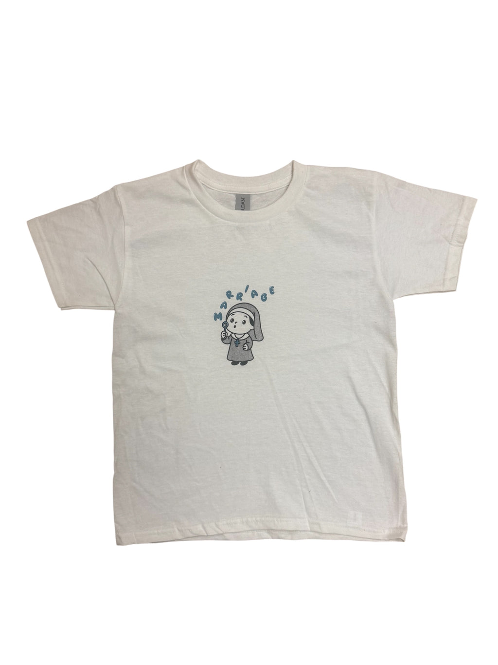 Marriage Bubbles Nun Youth T-shirt