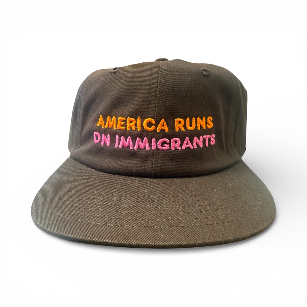Capps America Runs On Immigrants Hat