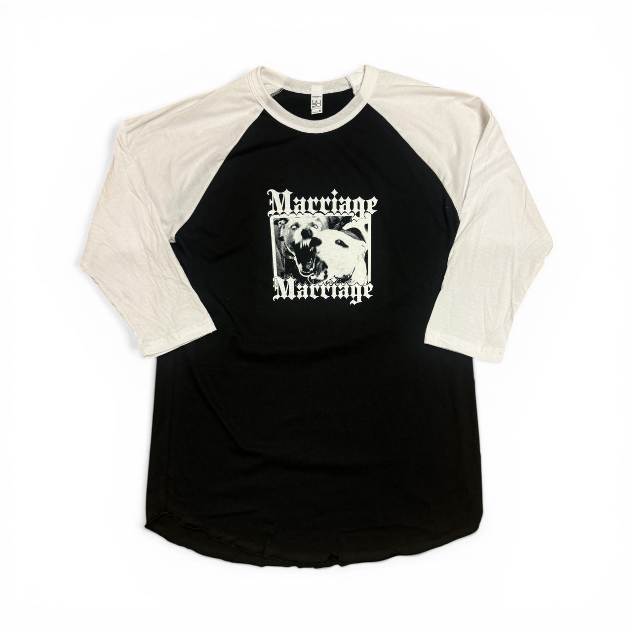 Marriage Shop Dogs Baseball T-shirt