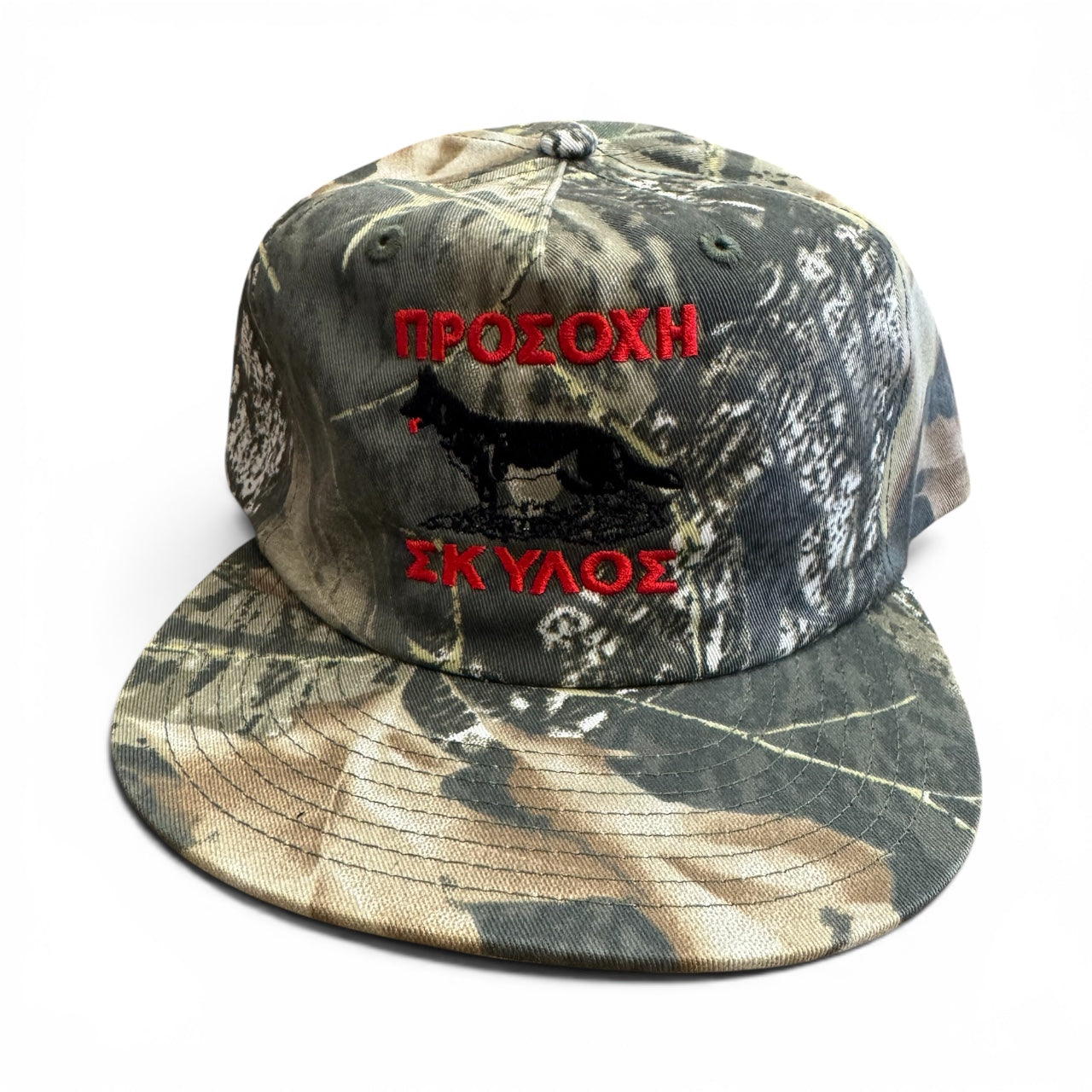 Marriage Beware of Dog Tree Camo Hat