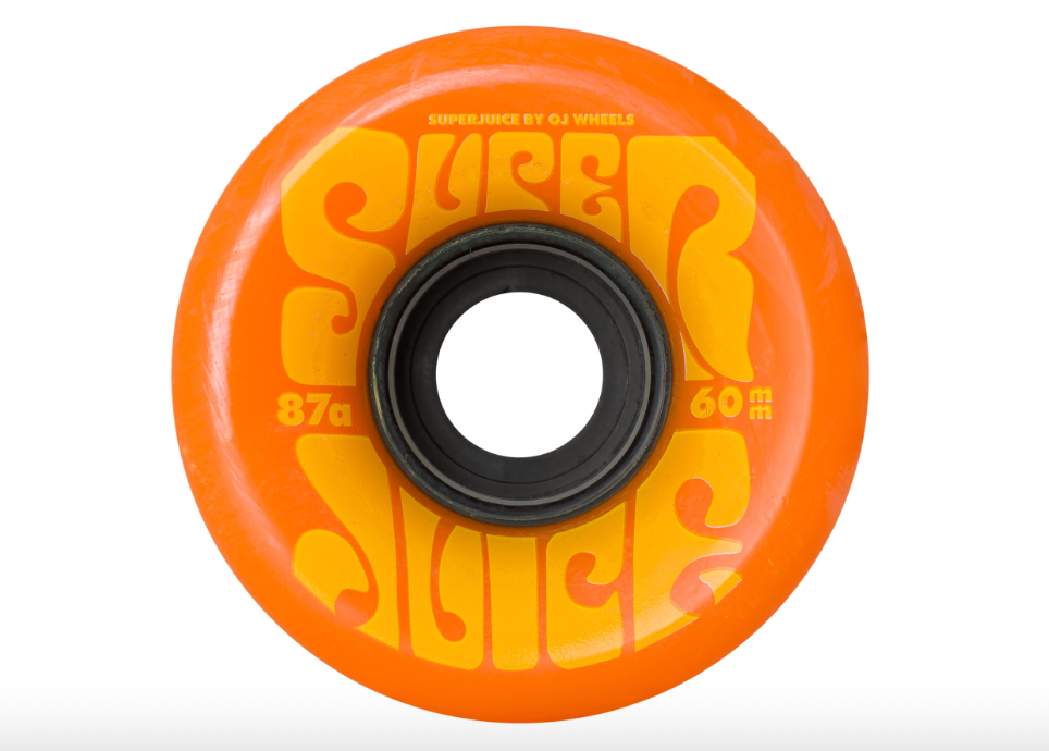 60mm Super Juice Orange Yellow 87a OJ Skateboard Wheels