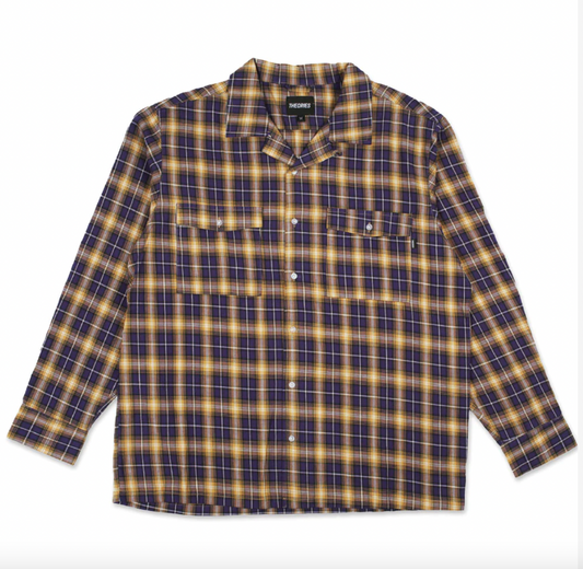 Theories Mechanics Flannel Shirt (purple)