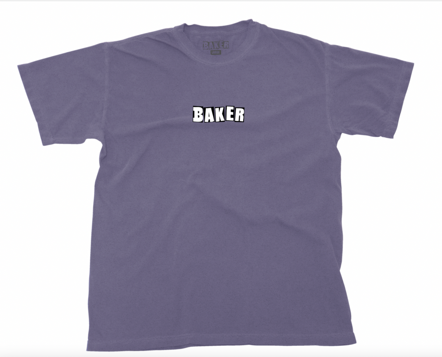 Baker Brand Logo Wine Wash T Shirt