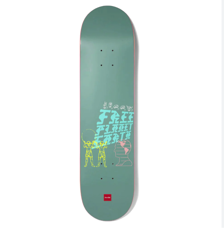 Kenny Anderson Chocolate Free Planet Shaped Deck 8.5