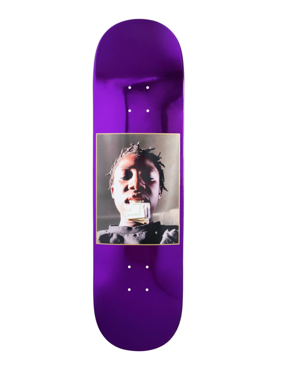 Violet Kader "Put Your Money Where Your Mouth Is" Deck (purple)