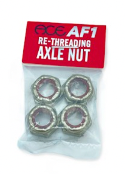Ace AF1 RE-THREADING AXLE NUTS (PACK OF 4)