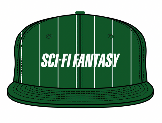Sci Fi Fantasy Fast Stripe Hat (green)