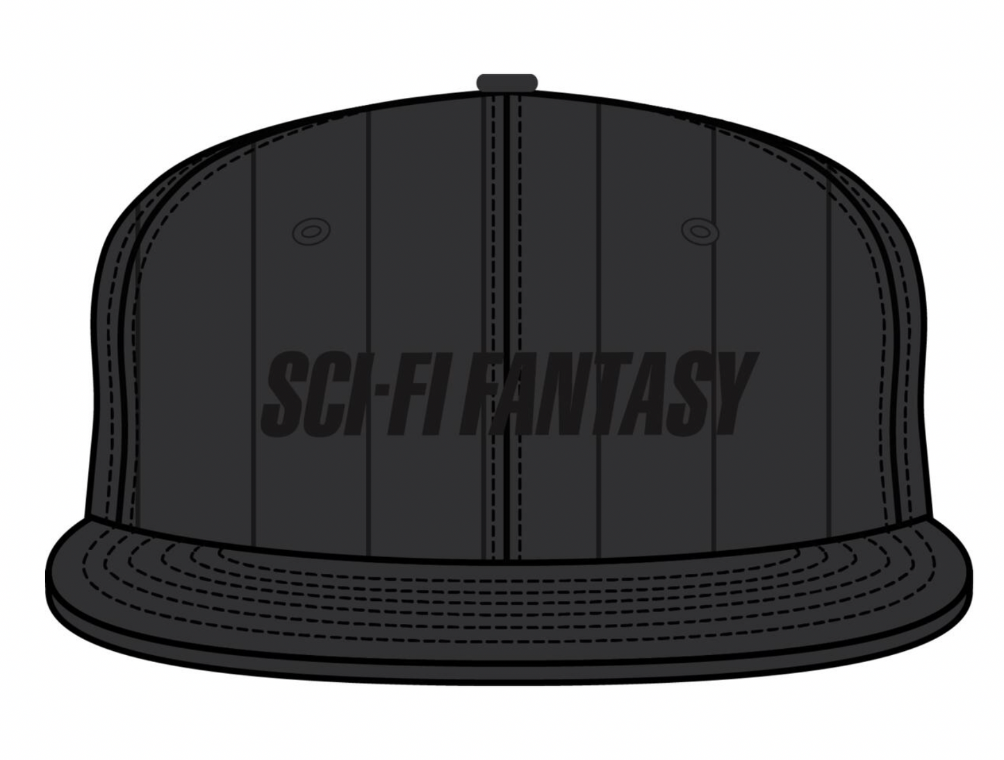 Sci Fi Fantasy Fast Stripe Hat (charcoal)