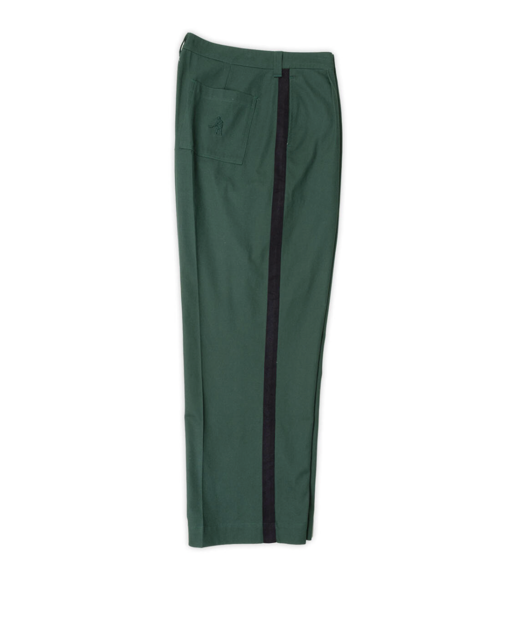 Passport Leagues striped Pants (dark teal)