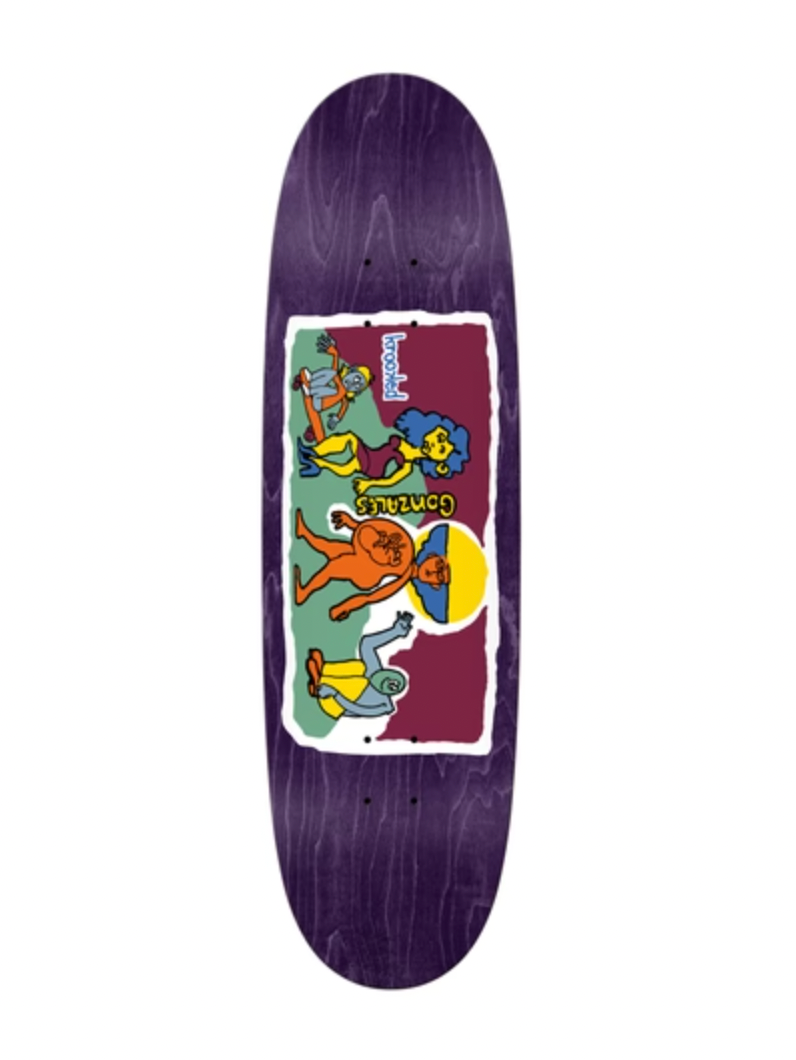 Krooked Gonz Stroll 9.1 Football Shaped Deck