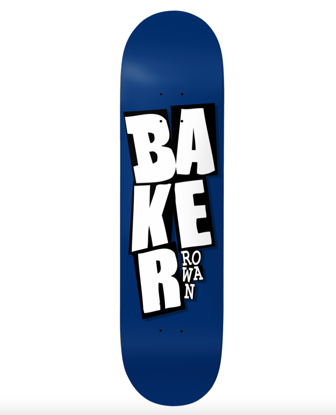 Baker Rowan Stacked Name Blue B2 8.25 Deck