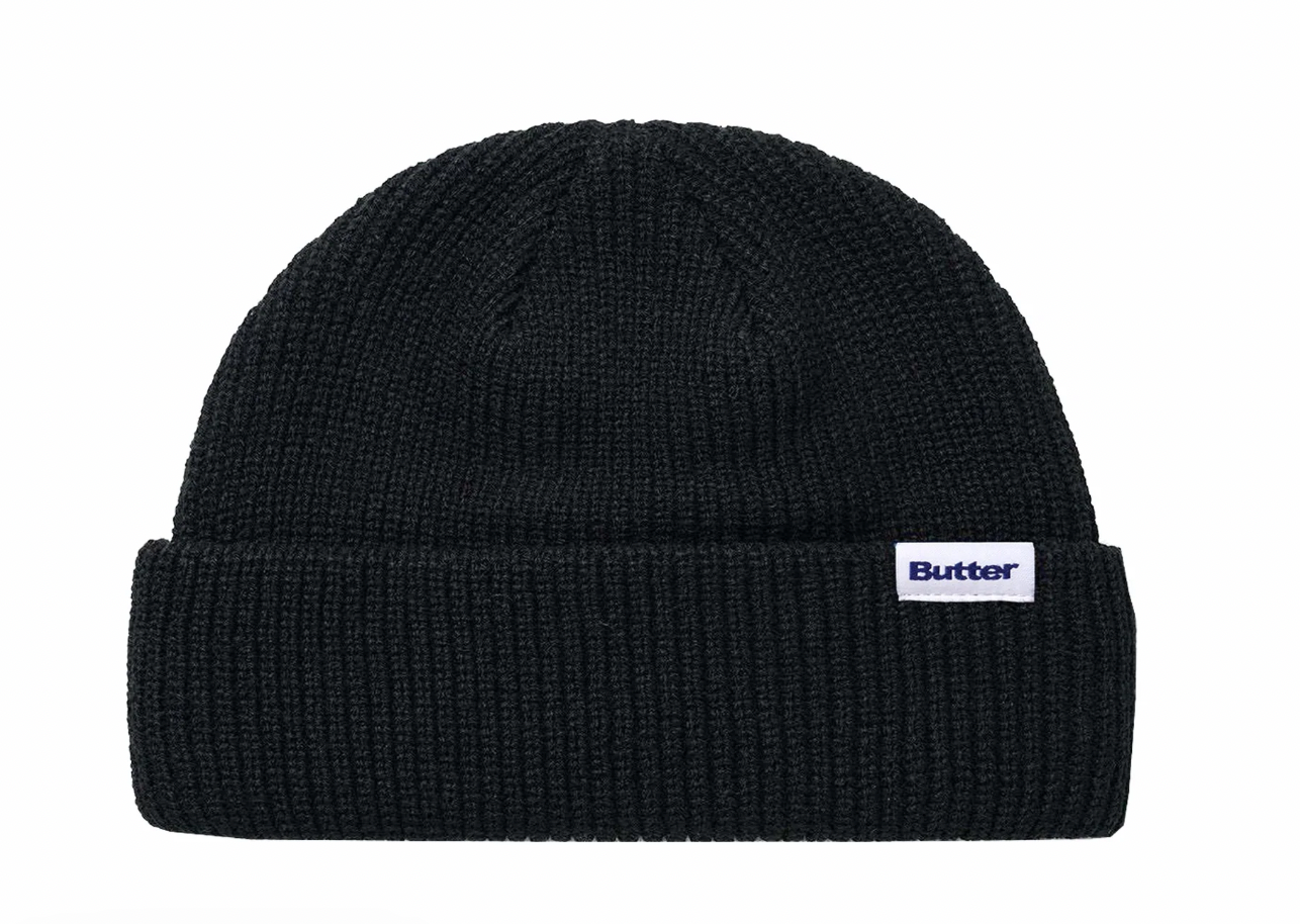 Butter Wharf Black Beanie