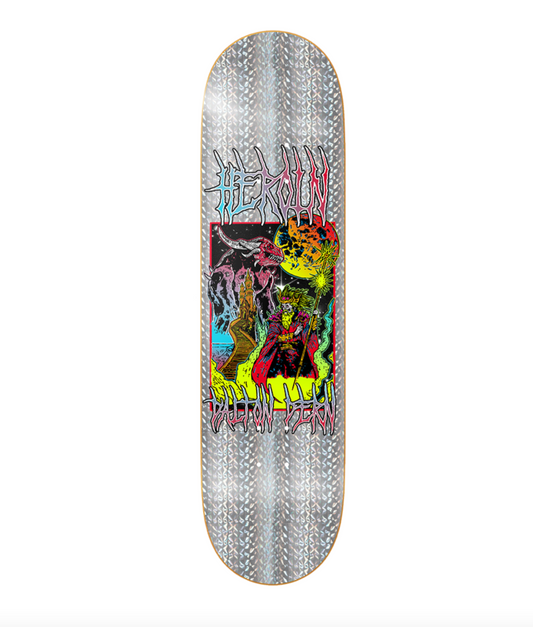 Heroin Skateboards Dern Hellscape 9inch Deck