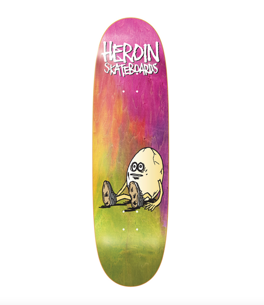 Heroin Skateboards Rainbow Egg 9.125inch Deck