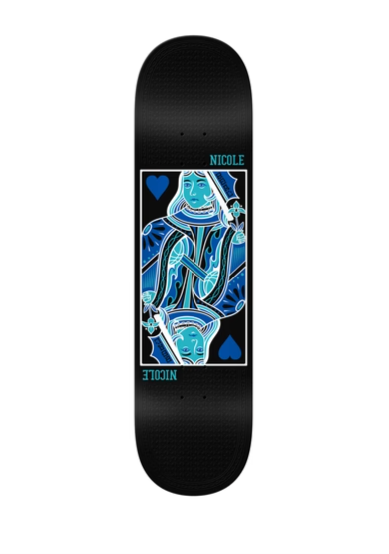 Real Skateboards Nicole Queen of Hearts Deck