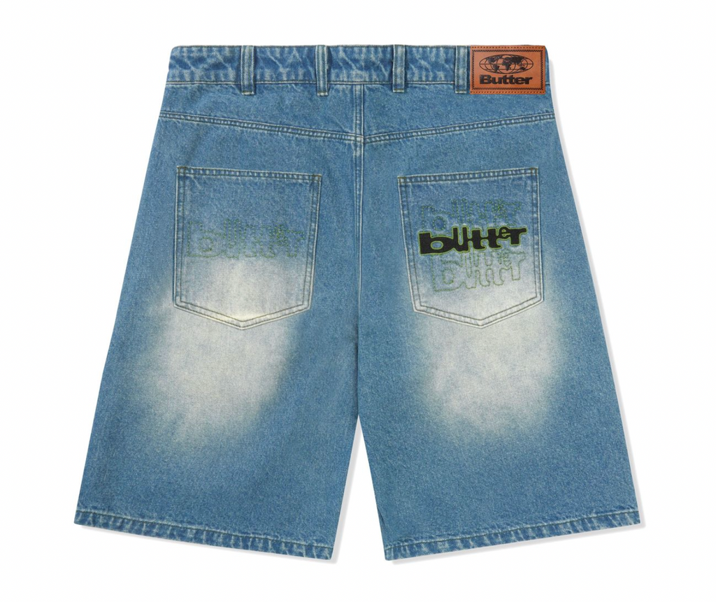 Butter Goods Warped Denim Shorts
