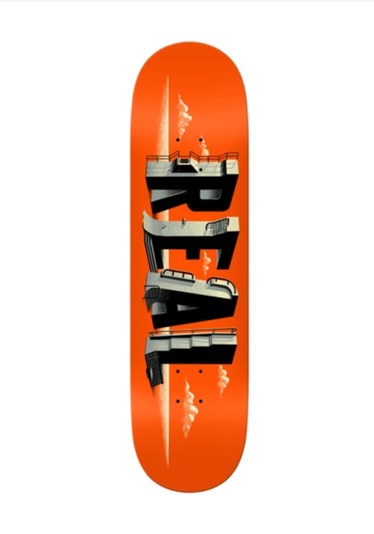 REAL SKATEBOARDS SPOTS DECK 8.5