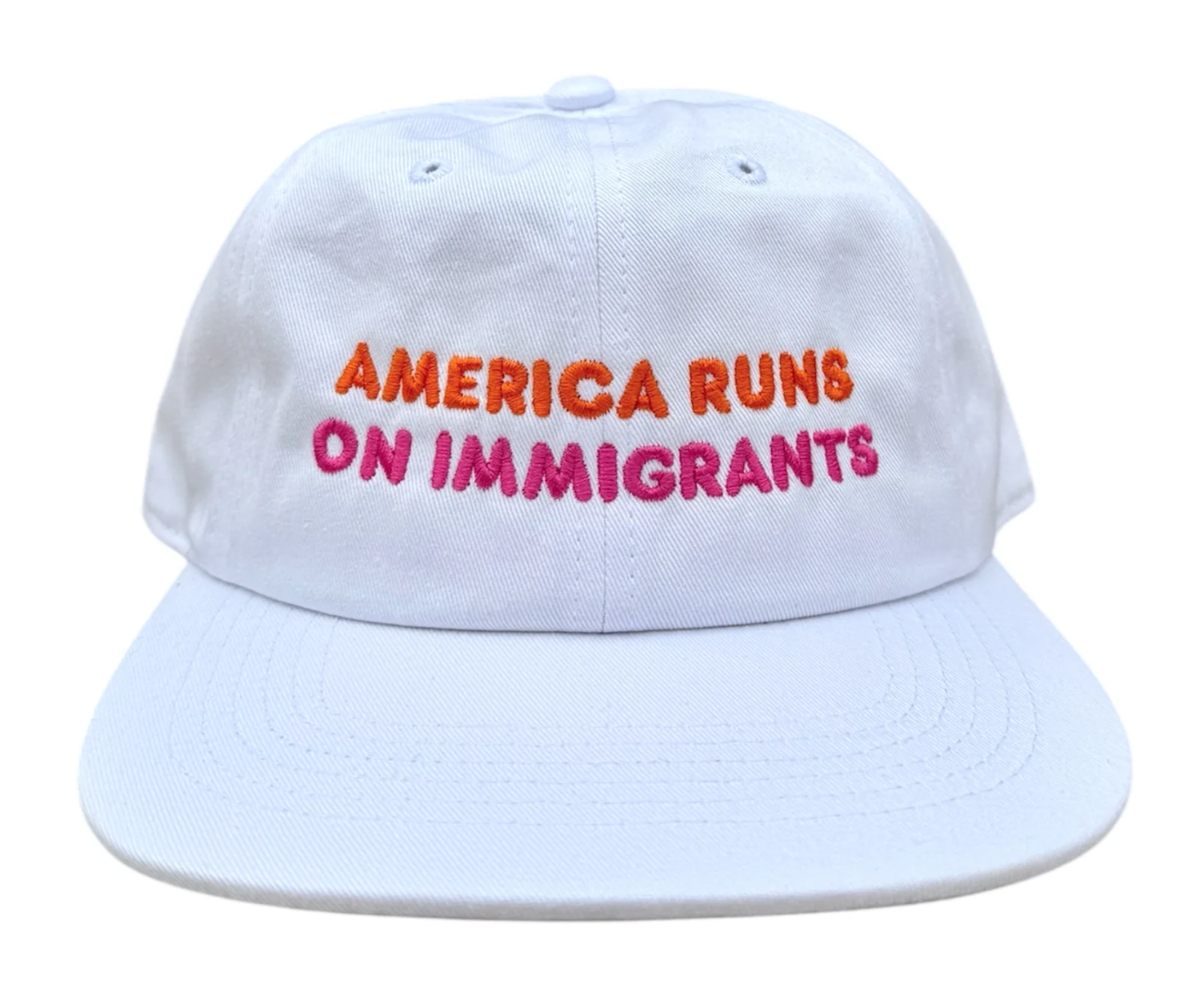 Capps America Runs On Immigrants Hat