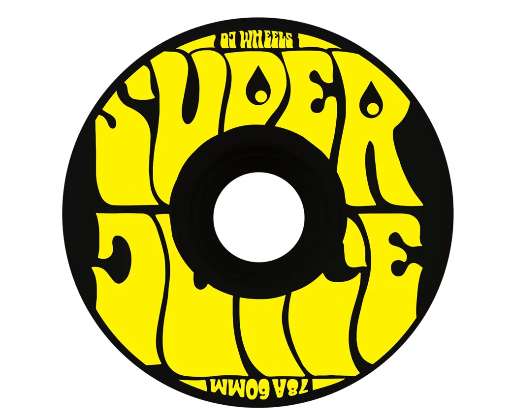 60mm Super Juice Black 78a OJ Skateboard Wheels