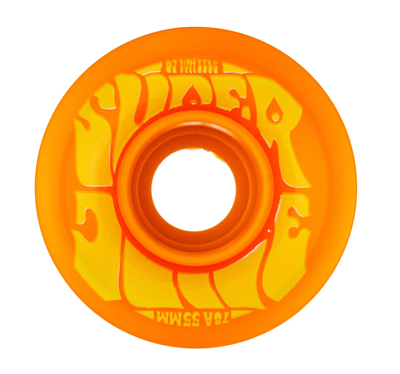 55mm Mini Super Juice Orange Yellow 78a OJ Skateboard Wheels