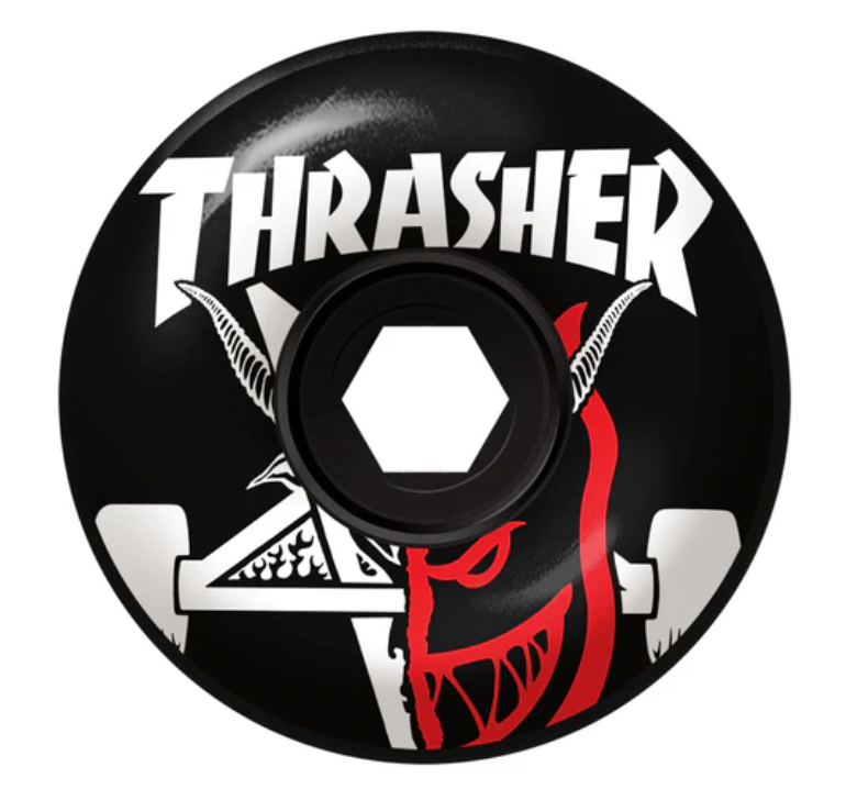 SPITFIRE X THRASHER 80HD CLASSIC FULL THRASH & BURN BLACK 56