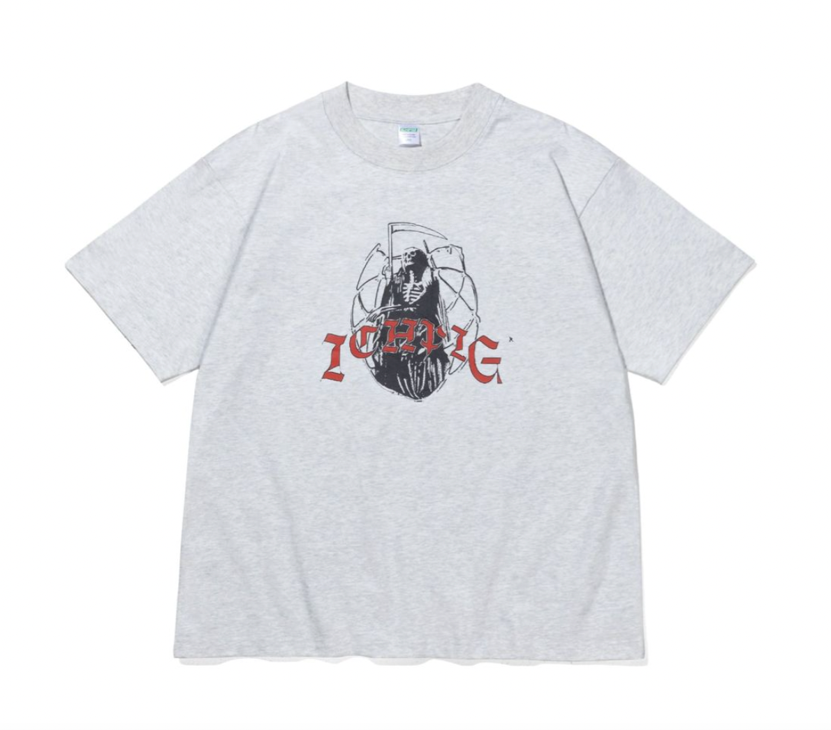 Ichpig Reaper Tee - White Marle