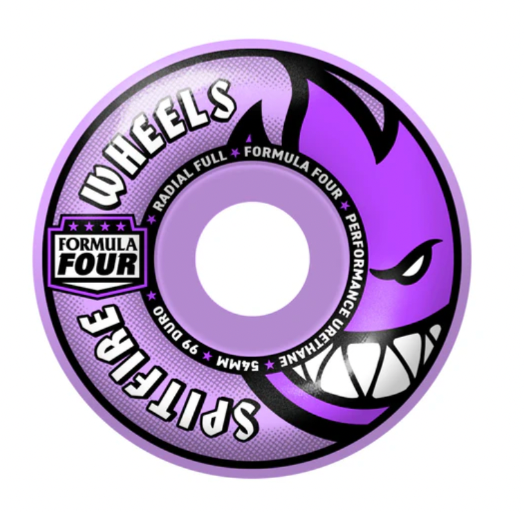 SPITFIRE F4 99 RADIAL FULL LIGHT PURPLE 54 Wheels