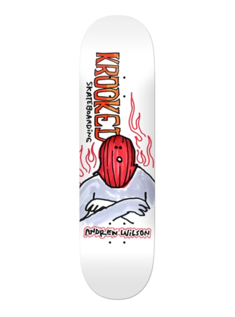 KROOKED WILSON FIRE MASK 8.75 Deck