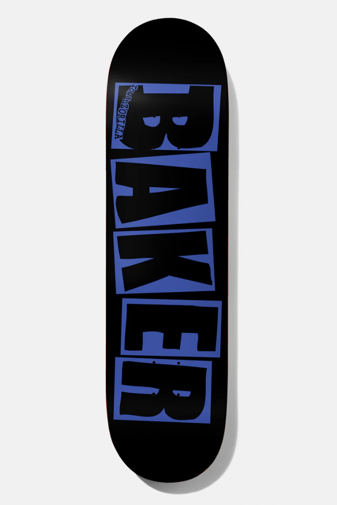 Baker Rowan Zorilla Brand Logo Danger Blue Deck 8.25