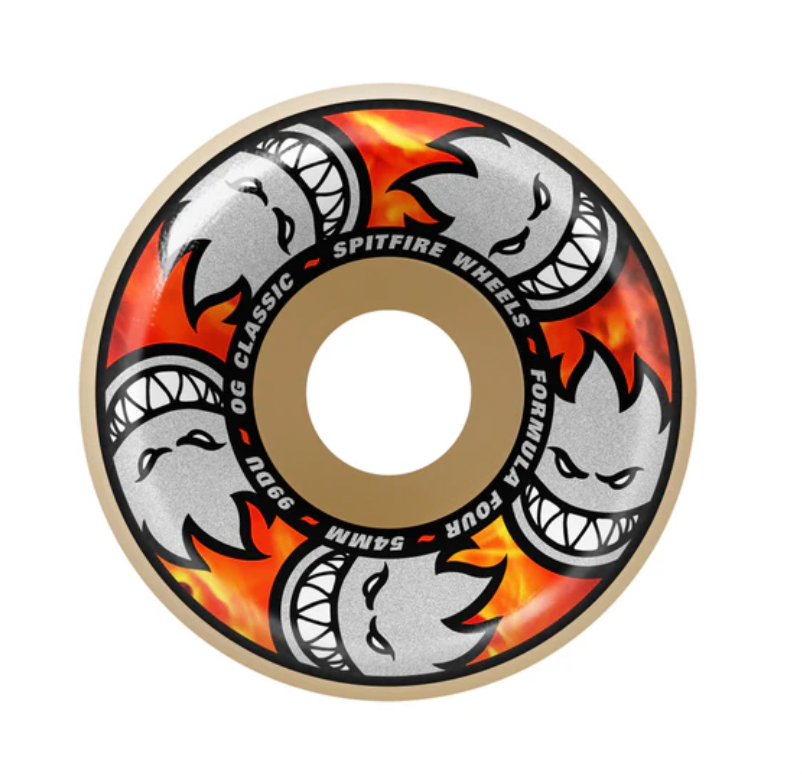 SPITFIRE F4 99 TEAM MULTIBALL OG CLASSIC NATURAL 54 Wheels