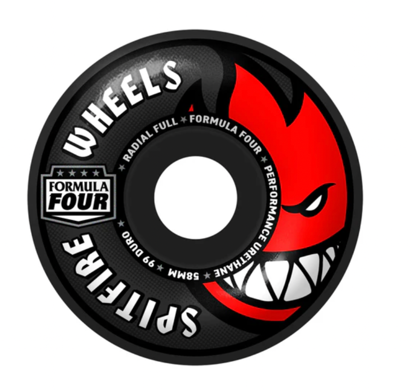 SPITFIRE F4 99 RADIAL FULL BLACK 58 Wheels